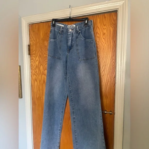 PTCL Classic Blue Wide-Leg Women Jeans - Picture 3 of 6